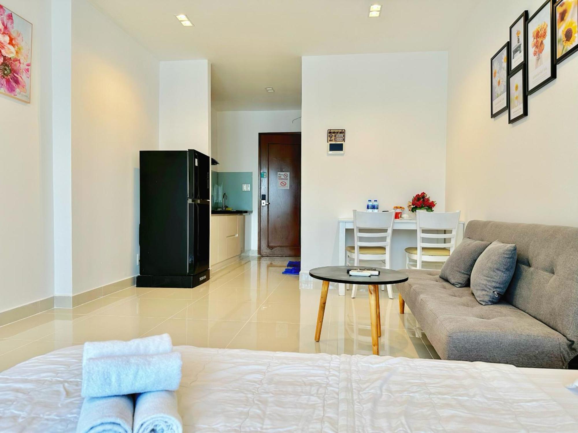 Teddy Apartment At Sky Center Luxury Ho Či Minovo Město Exteriér fotografie