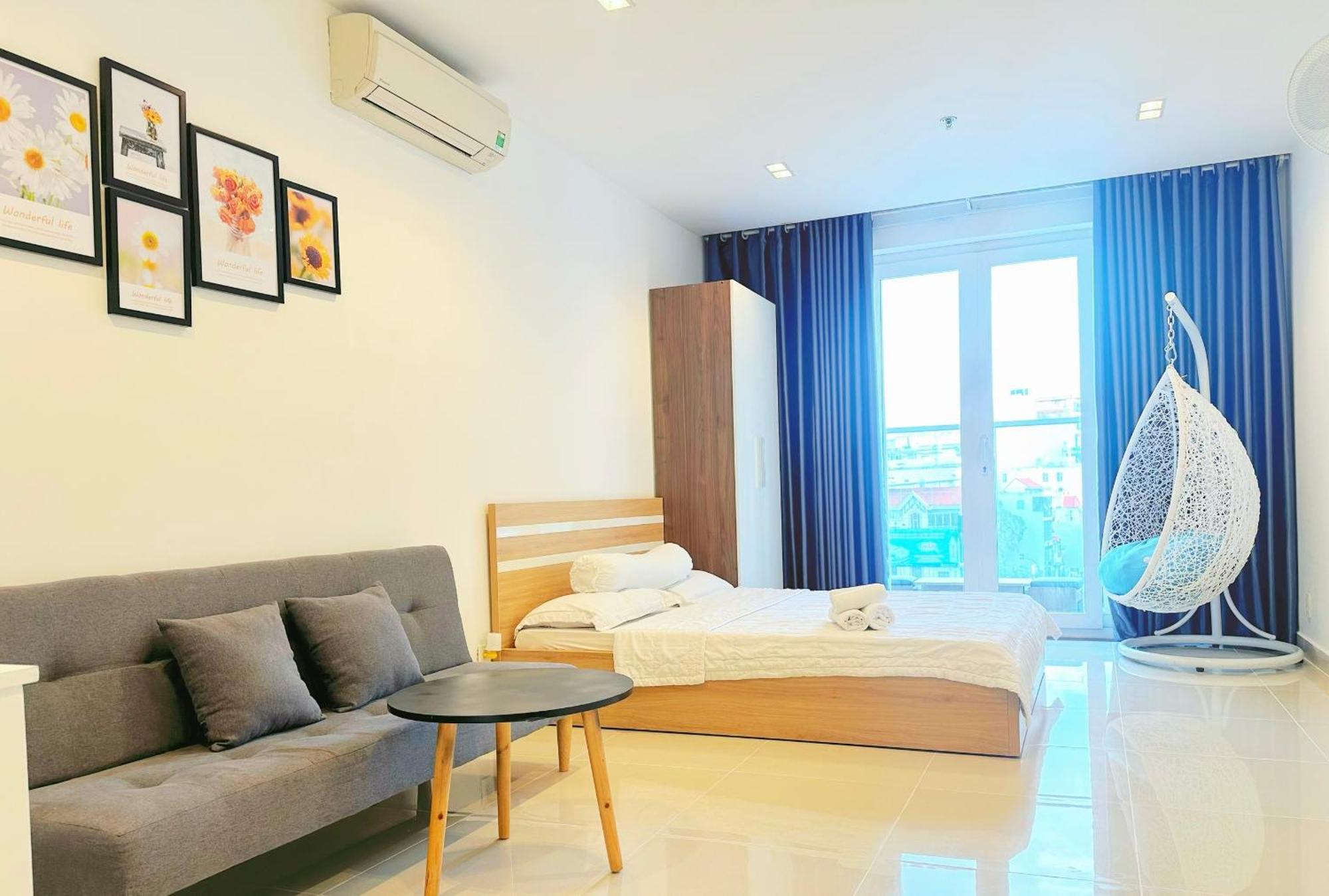 Teddy Apartment At Sky Center Luxury Ho Či Minovo Město Exteriér fotografie